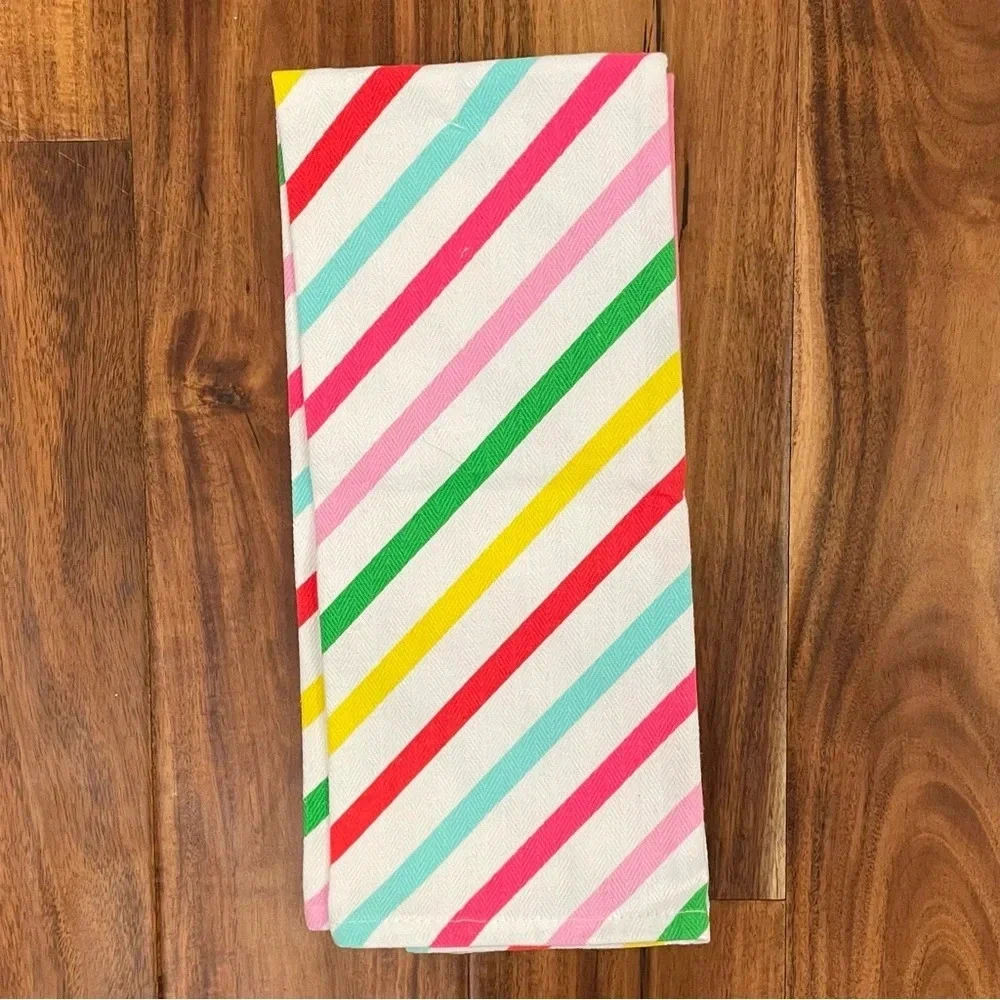 Kitchen Dish Towels 2 Piece Gift Set Pink 